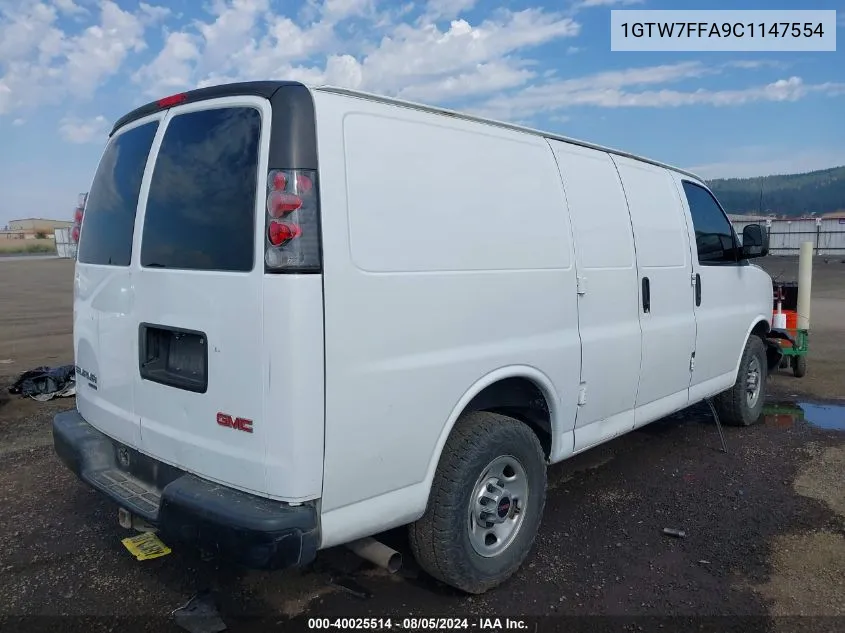 2012 GMC Savana 2500 Work Van VIN: 1GTW7FFA9C1147554 Lot: 40025514