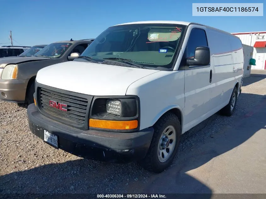 2012 GMC Savana 1500 Work Van VIN: 1GTS8AF40C1186574 Lot: 40306304