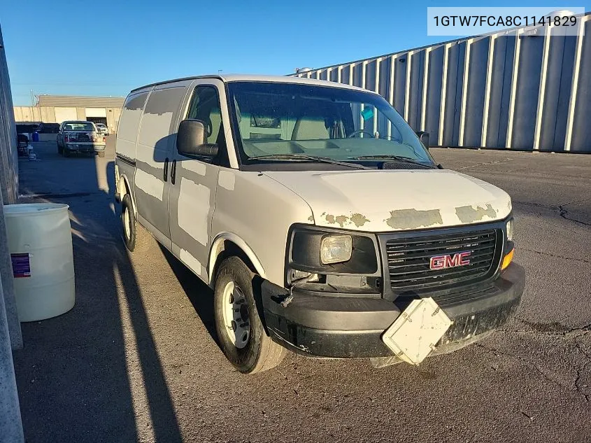 2012 GMC Savana 2500 Work Van VIN: 1GTW7FCA8C1141829 Lot: 40578313