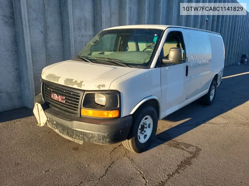 2012 GMC Savana 2500 Work Van VIN: 1GTW7FCA8C1141829 Lot: 40578313