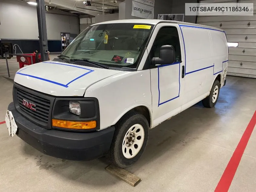 1GTS8AF49C1186346 2012 GMC Savana 1500 Work Van