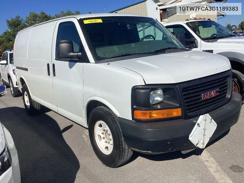 1GTW7FCA3C1189383 2012 GMC Savana G2500