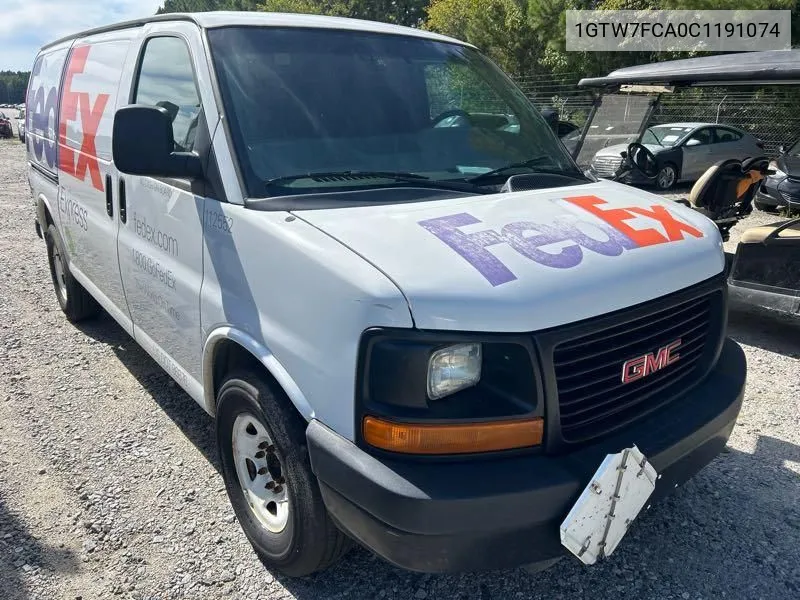 2012 GMC Savana 2500 Work Van VIN: 1GTW7FCA0C1191074 Lot: 40714741