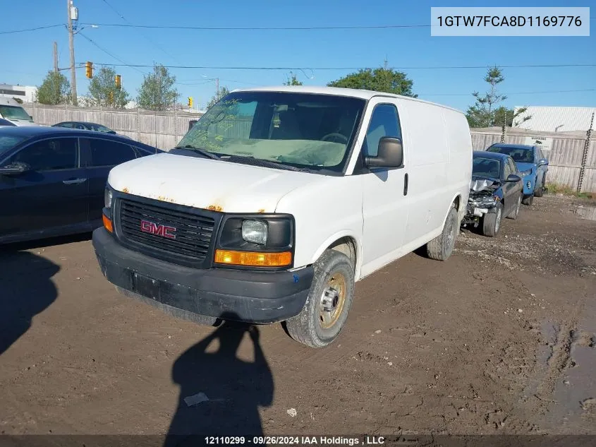 2013 GMC Savana G2500 VIN: 1GTW7FCA8D1169776 Lot: 12110299