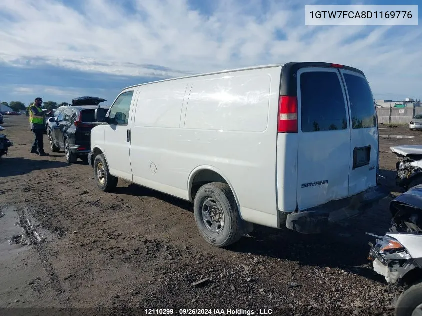 2013 GMC Savana G2500 VIN: 1GTW7FCA8D1169776 Lot: 12110299