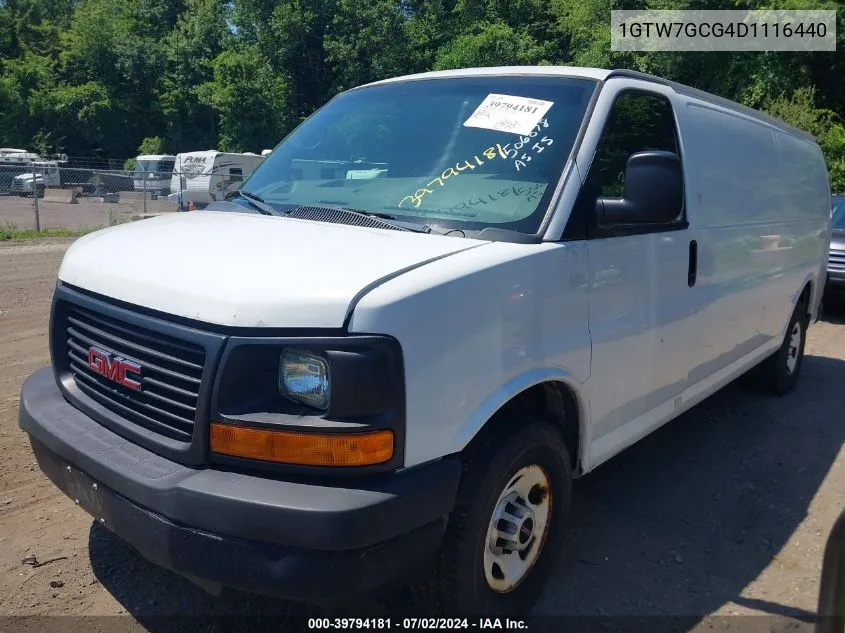 2013 GMC Savana 2500 Work Van VIN: 1GTW7GCG4D1116440 Lot: 39794181