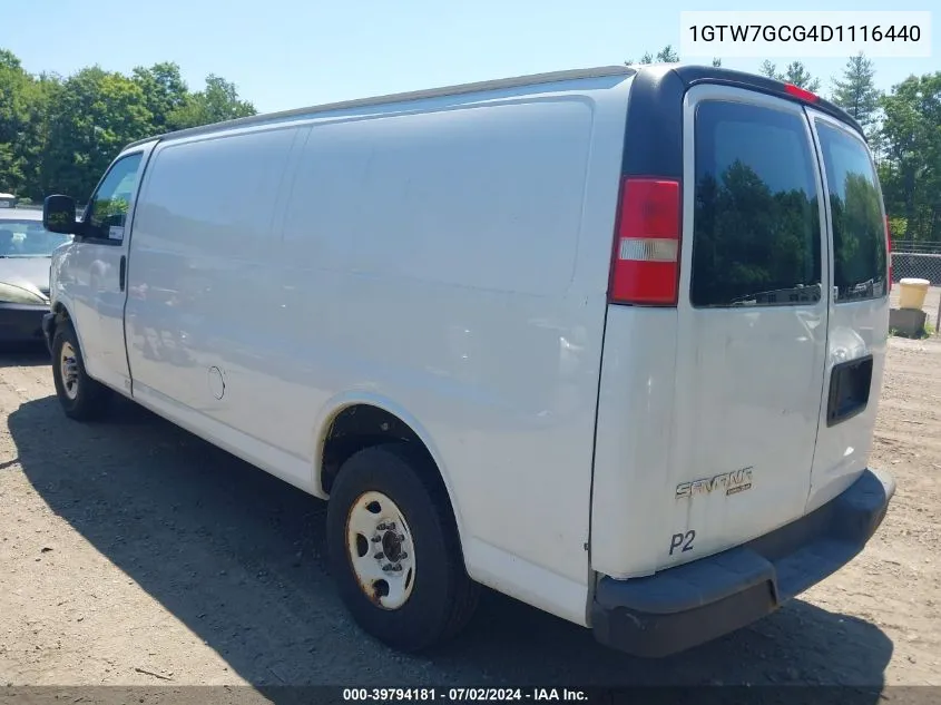 1GTW7GCG4D1116440 2013 GMC Savana 2500 Work Van