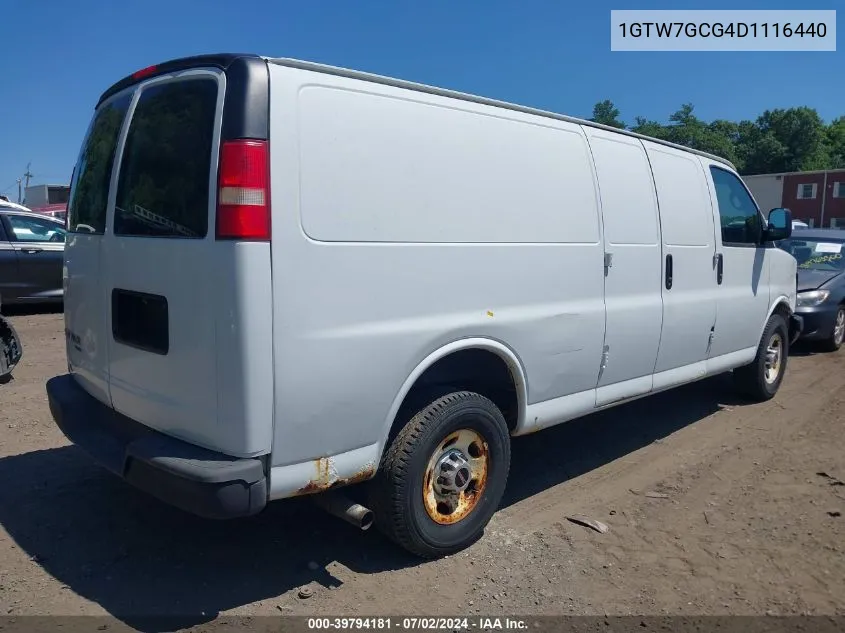 1GTW7GCG4D1116440 2013 GMC Savana 2500 Work Van