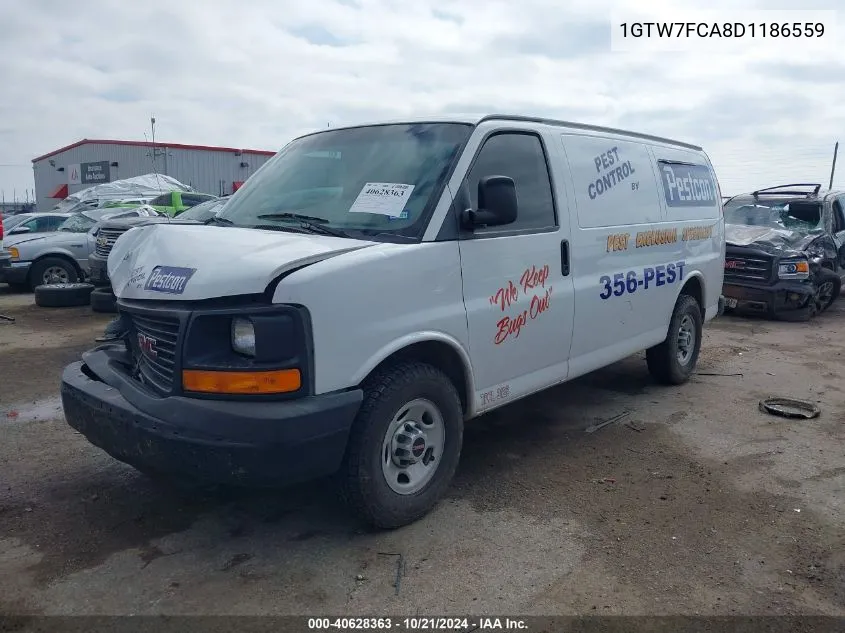 2013 GMC Savana G2500 VIN: 1GTW7FCA8D1186559 Lot: 40628363