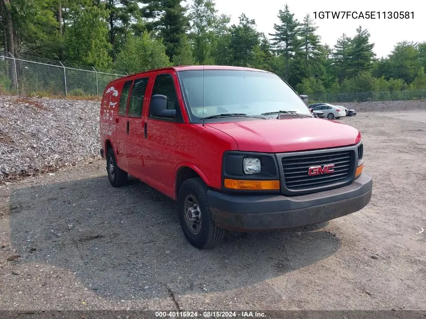 2014 GMC Savana 2500 Work Van VIN: 1GTW7FCA5E1130581 Lot: 40116924