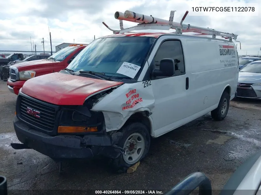 2014 GMC Savana 2500 Work Van VIN: 1GTW7FCG5E1122078 Lot: 40264864