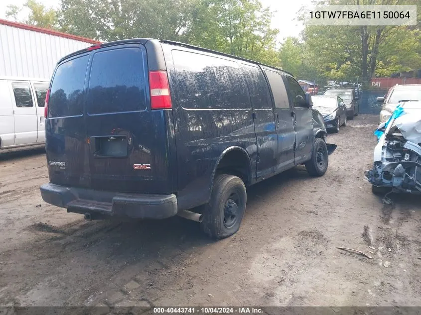 2014 GMC Savana 2500 Work Van VIN: 1GTW7FBA6E1150064 Lot: 40443741