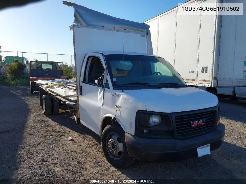 2014 GMC Savana Cutaway 3500 VIN: 1GD374CG6E1910502 Lot: 40621348