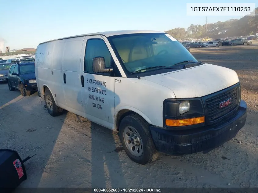 1GTS7AFX7E1110253 2014 GMC Savana G1500