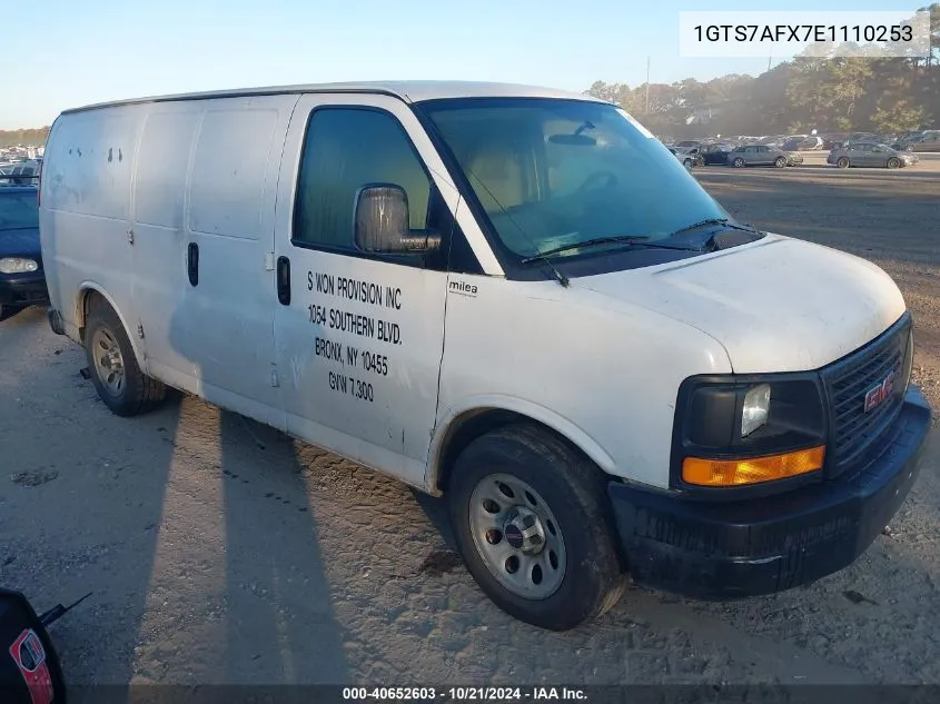 1GTS7AFX7E1110253 2014 GMC Savana G1500