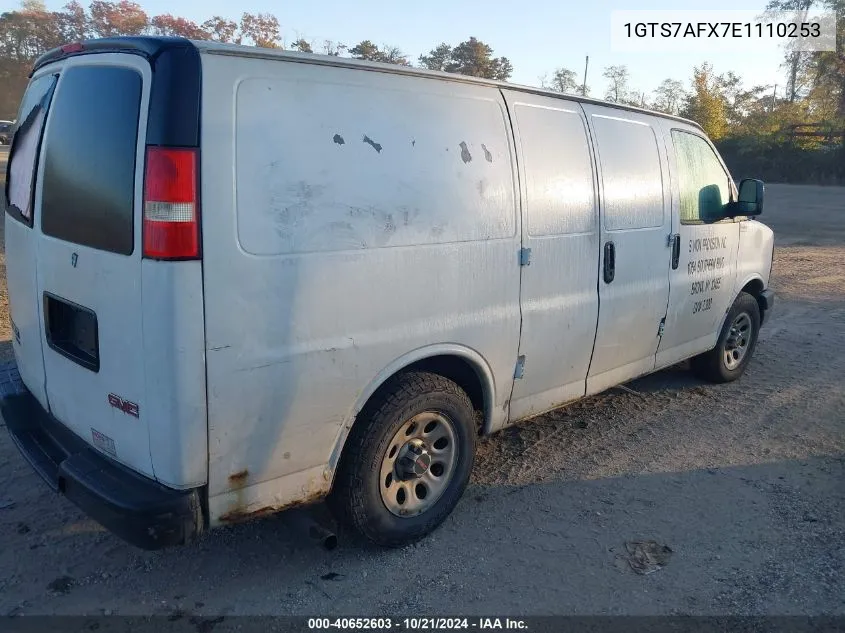 1GTS7AFX7E1110253 2014 GMC Savana G1500