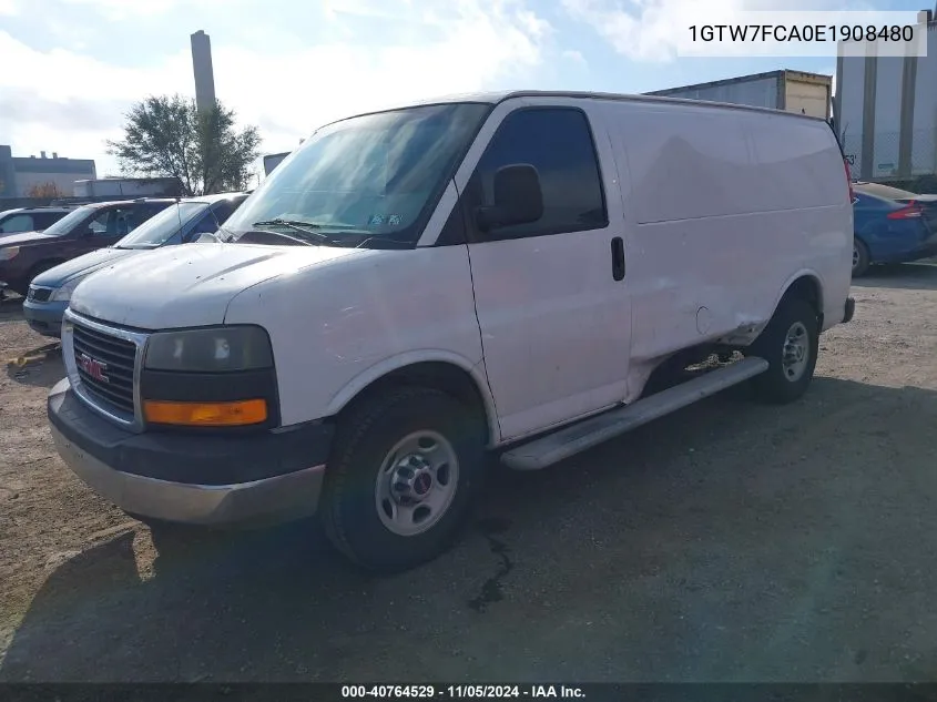 2014 GMC Savana 2500 Work Van VIN: 1GTW7FCA0E1908480 Lot: 40764529