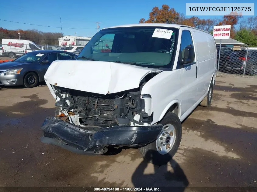 2014 GMC Savana 2500 Work Van VIN: 1GTW7FCG3E1126775 Lot: 40794188