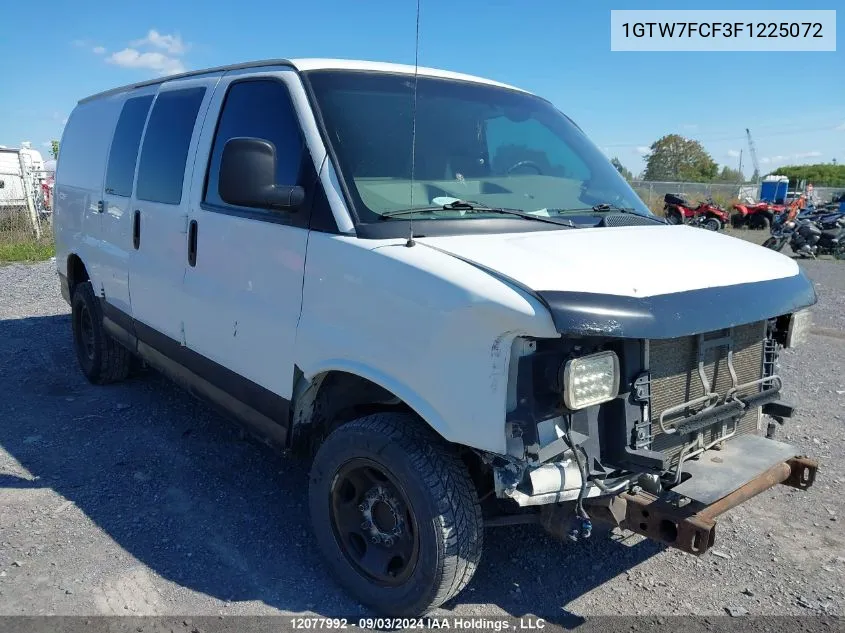 1GTW7FCF3F1225072 2015 GMC Savana