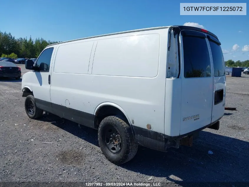 1GTW7FCF3F1225072 2015 GMC Savana