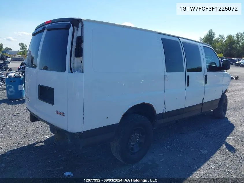 1GTW7FCF3F1225072 2015 GMC Savana