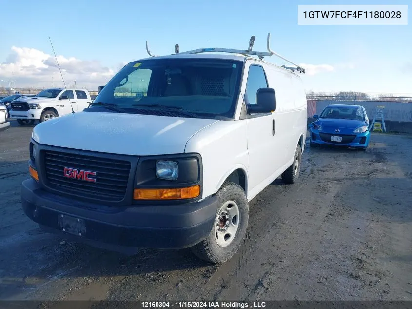 2015 GMC Savana VIN: 1GTW7FCF4F1180028 Lot: 12160304