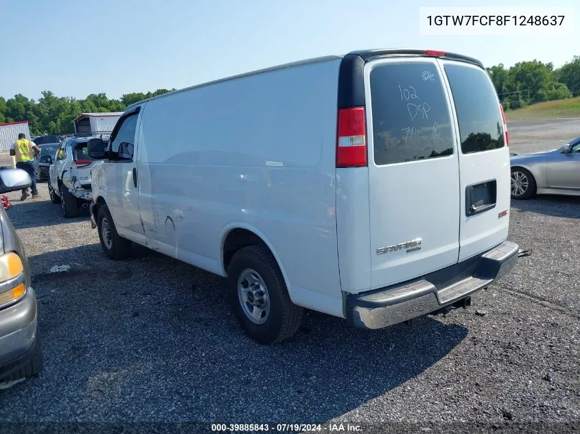 2015 GMC Savana 2500 Work Van VIN: 1GTW7FCF8F1248637 Lot: 39885843