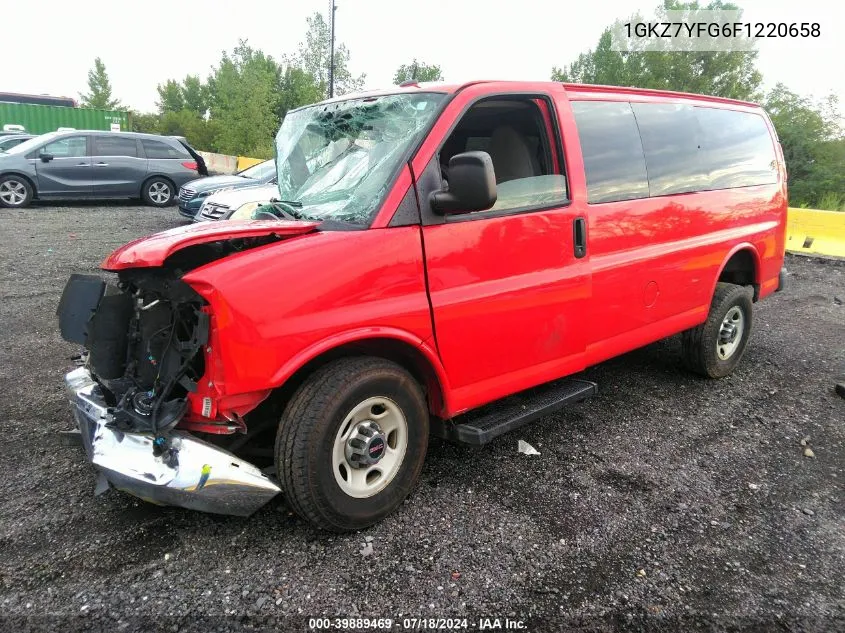 1GKZ7YFG6F1220658 2015 GMC Savana 3500 Lt