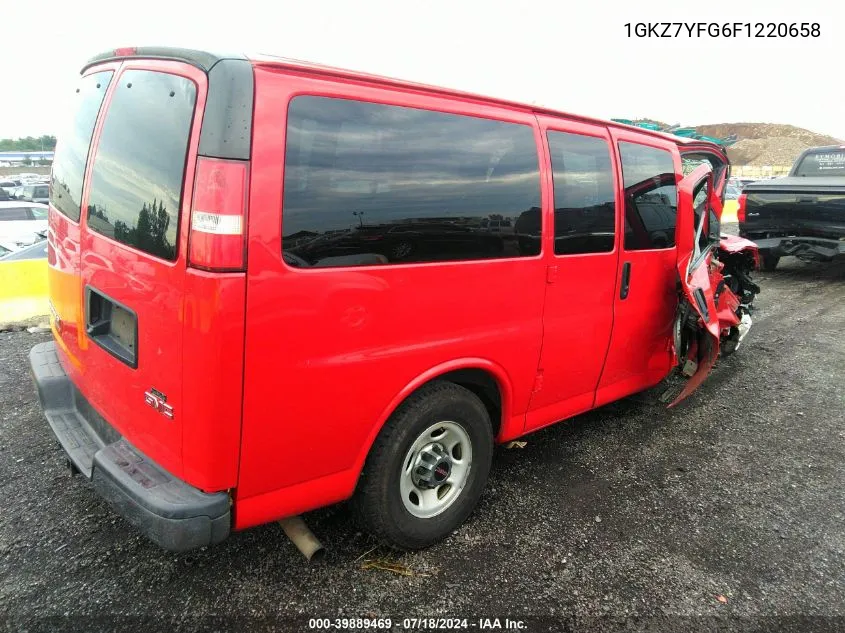 1GKZ7YFG6F1220658 2015 GMC Savana 3500 Lt