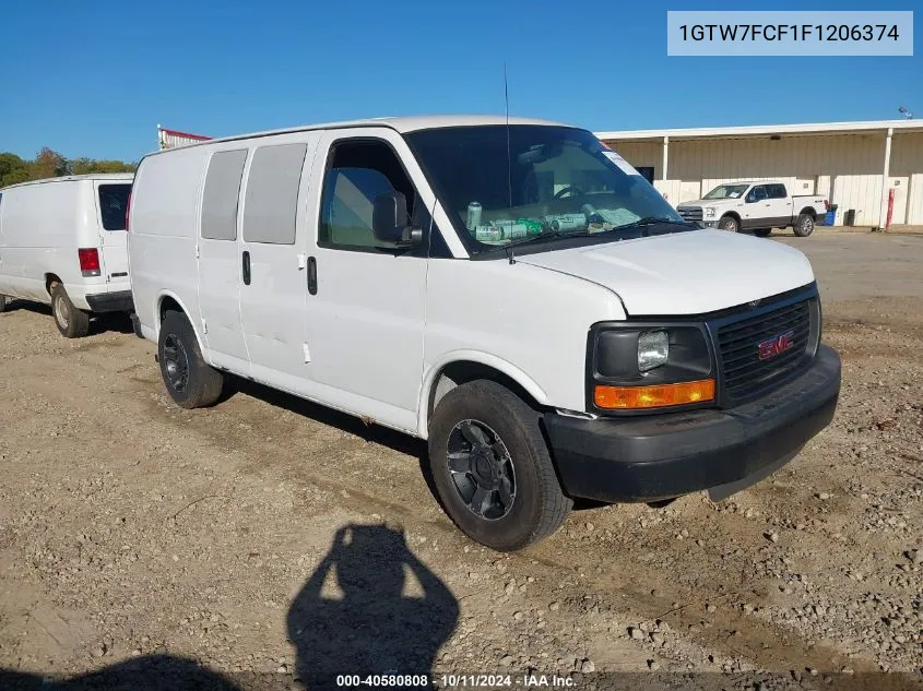 2015 GMC Savana 2500 Work Van VIN: 1GTW7FCF1F1206374 Lot: 40580808