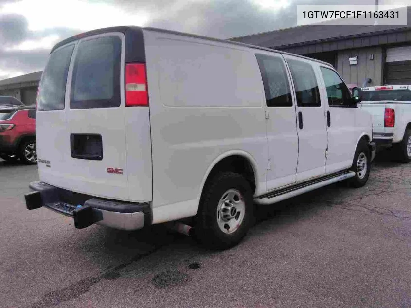 2015 GMC Savana G2500 VIN: 1GTW7FCF1F1163431 Lot: 40649357