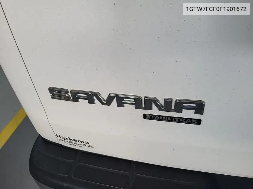 1GTW7FCF0F1901672 2015 GMC Savana G2500