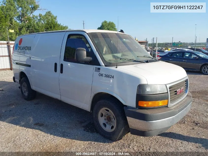 2017 GMC Savana 3500 Work Van VIN: 1GTZ7GFG9H1122247 Lot: 39823687