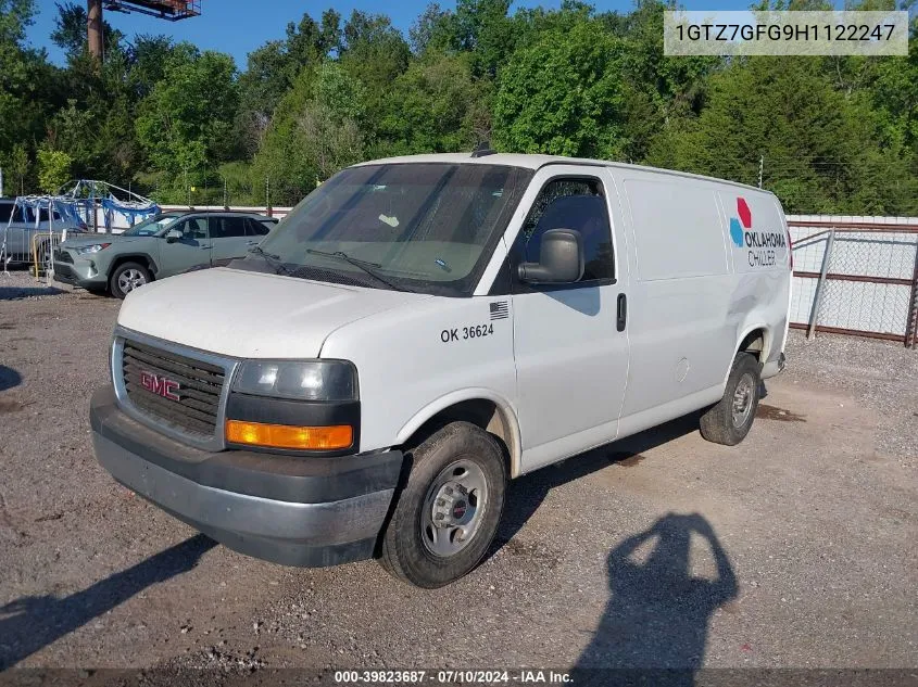 1GTZ7GFG9H1122247 2017 GMC Savana 3500 Work Van