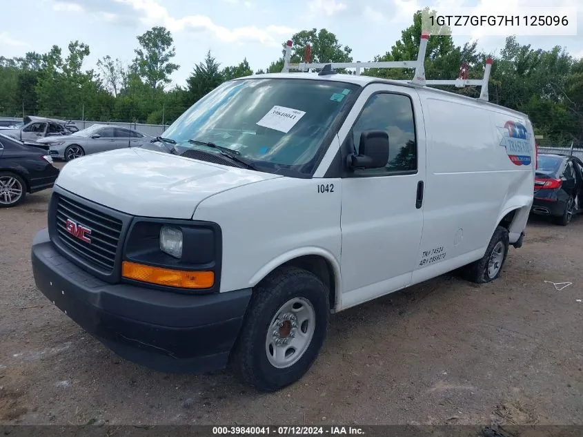 1GTZ7GFG7H1125096 2017 GMC Savana 3500 Work Van