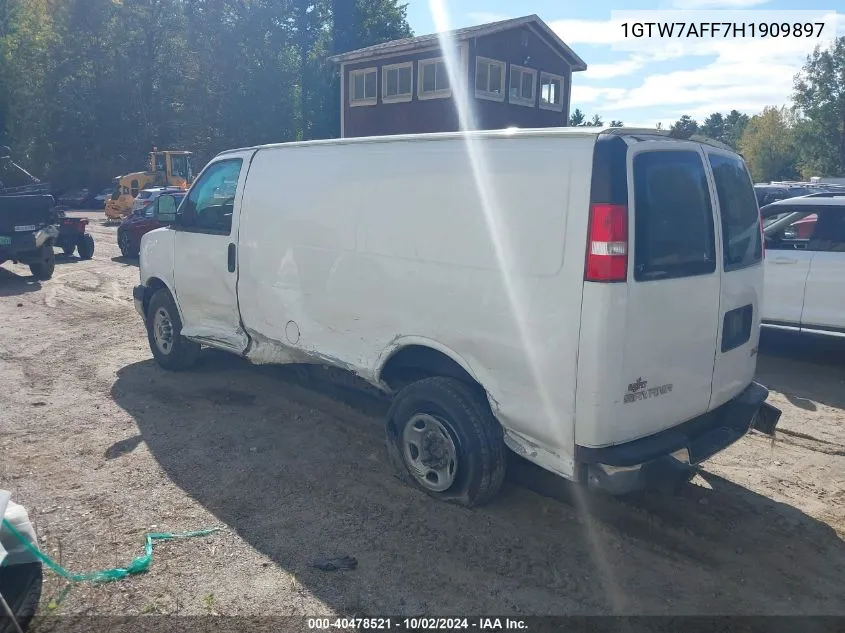 2017 GMC Savana 2500 Work Van VIN: 1GTW7AFF7H1909897 Lot: 40478521