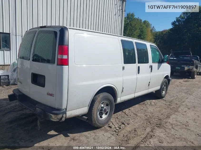 2017 GMC Savana 2500 Work Van VIN: 1GTW7AFF7H1909897 Lot: 40478521