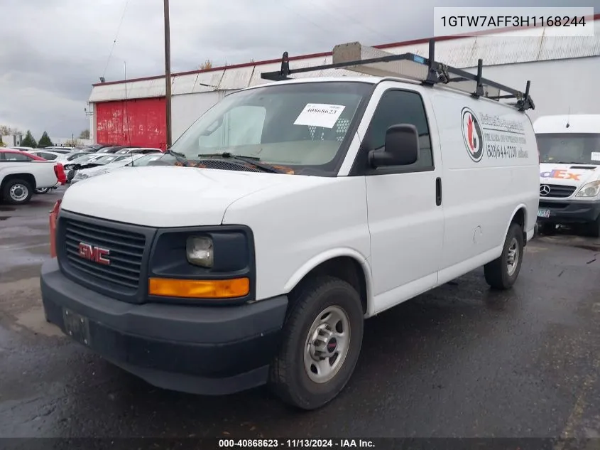 2017 GMC Savana 2500 Work Van VIN: 1GTW7AFF3H1168244 Lot: 40868623