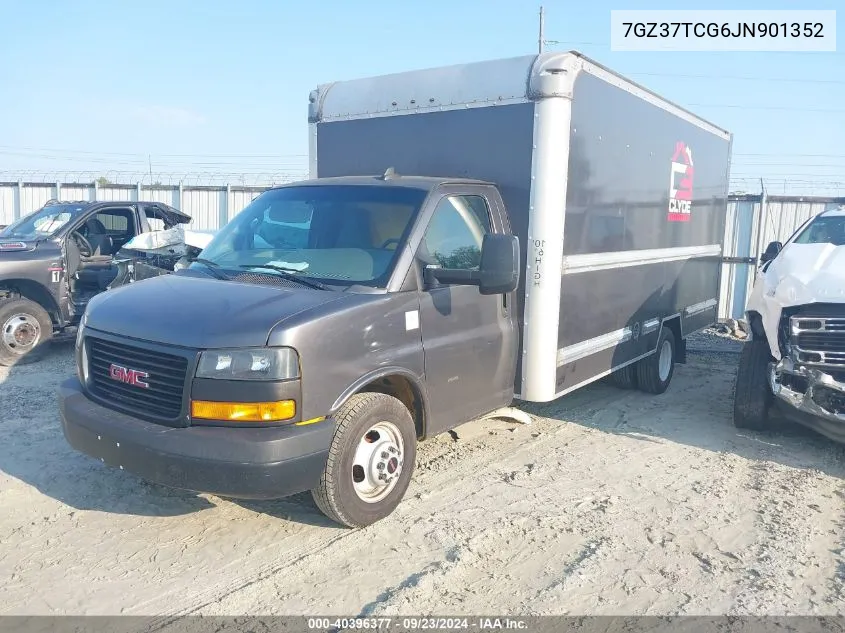 2018 GMC Savana 3500 Work Van VIN: 7GZ37TCG6JN901352 Lot: 40396377