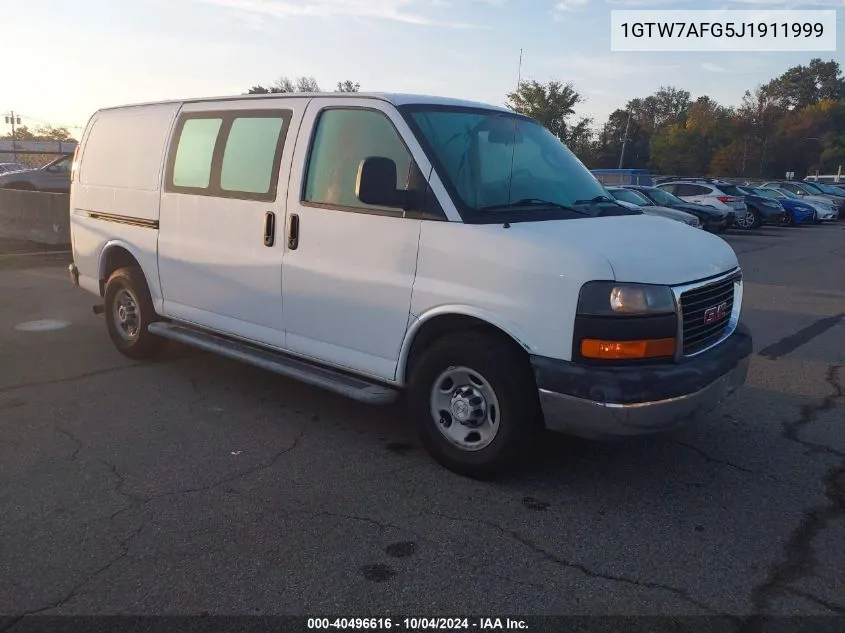 2018 GMC Savana VIN: 1GTW7AFG5J1911999 Lot: 40496616