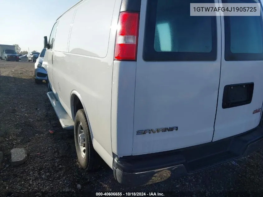 1GTW7AFG4J1905725 2018 GMC Savana 2500 Work Van