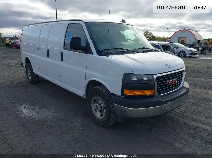 2020 GMC Savana G3500 VIN: 1GTZ7HFG1L1151837 Lot: 12128623