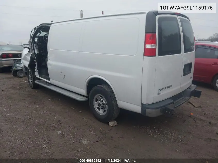 2020 GMC Savana Cargo Rwd 2500 Regular Wheelbase Work Van VIN: 1GTW7AFG9L1159176 Lot: 40882152