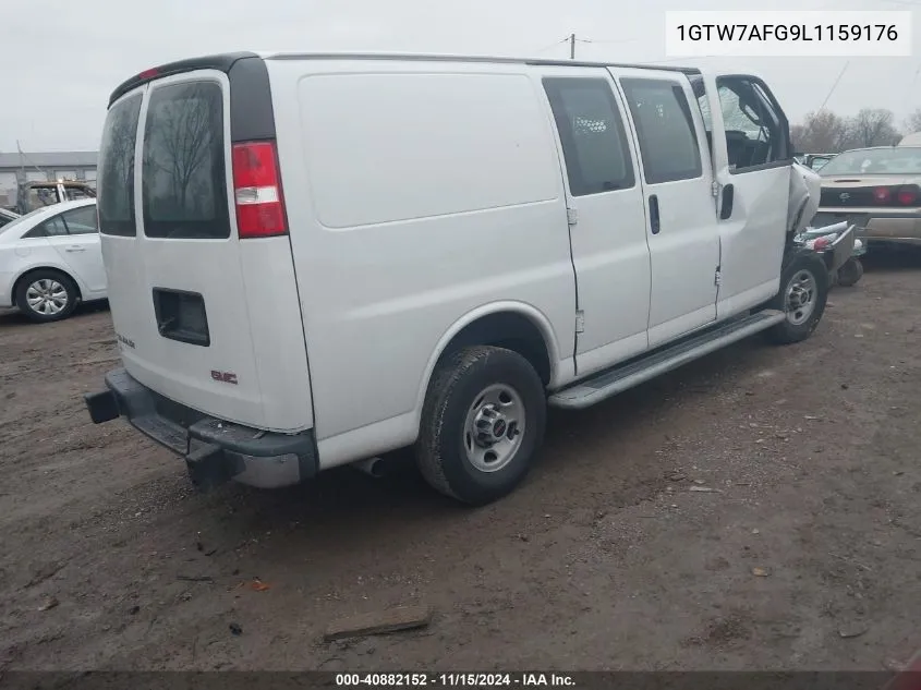 2020 GMC Savana Cargo Rwd 2500 Regular Wheelbase Work Van VIN: 1GTW7AFG9L1159176 Lot: 40882152