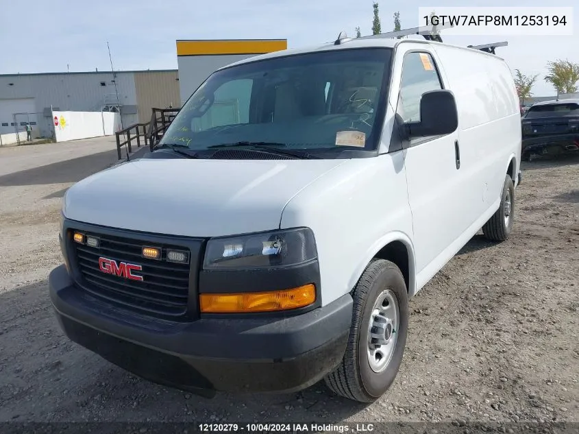 2021 GMC Savana G2500 VIN: 1GTW7AFP8M1253194 Lot: 12120279