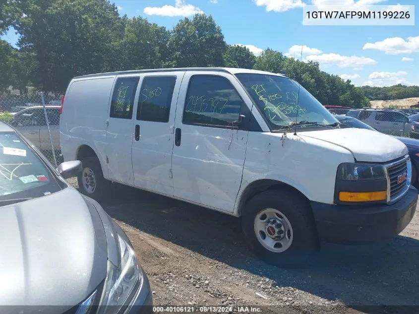 2021 GMC Savana Cargo Rwd 2500 Regular Wheelbase Work Van VIN: 1GTW7AFP9M1199226 Lot: 40106121