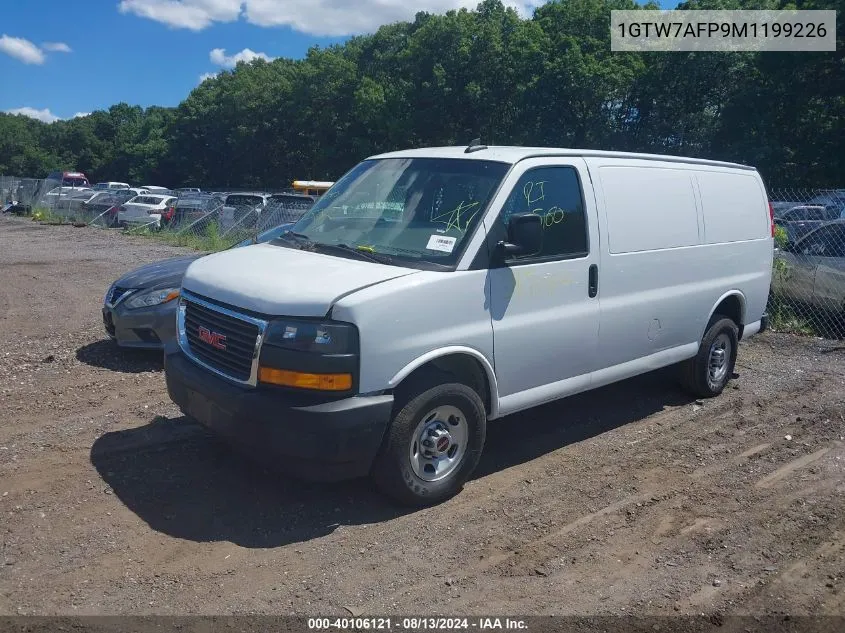 2021 GMC Savana Cargo Rwd 2500 Regular Wheelbase Work Van VIN: 1GTW7AFP9M1199226 Lot: 40106121