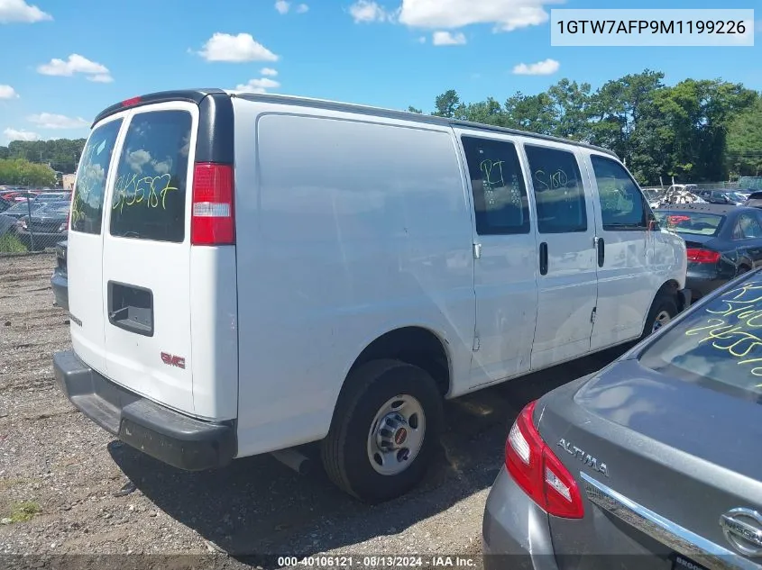 2021 GMC Savana Cargo Rwd 2500 Regular Wheelbase Work Van VIN: 1GTW7AFP9M1199226 Lot: 40106121