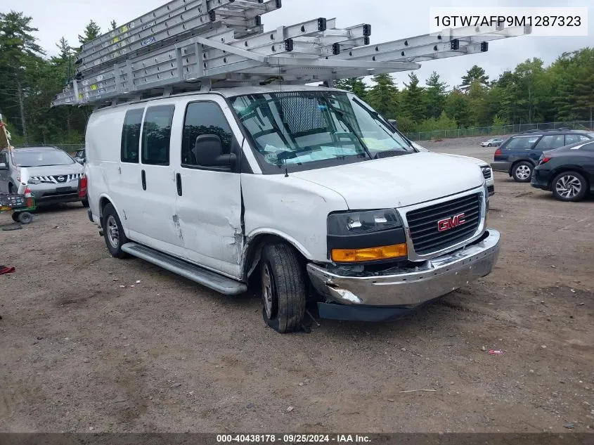 2021 GMC Savana Cargo Rwd 2500 Regular Wheelbase Work Van VIN: 1GTW7AFP9M1287323 Lot: 40438178