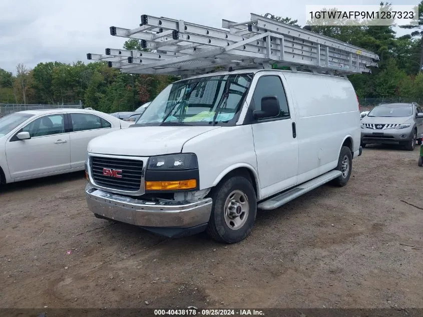 2021 GMC Savana Cargo Rwd 2500 Regular Wheelbase Work Van VIN: 1GTW7AFP9M1287323 Lot: 40438178